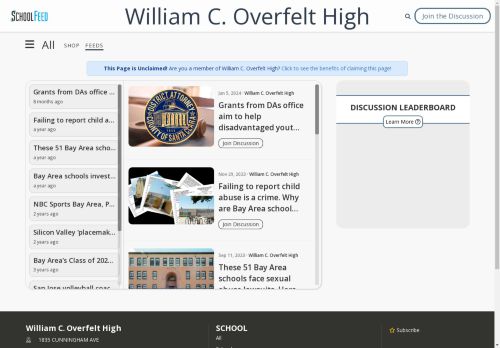 William C. Overfelt High