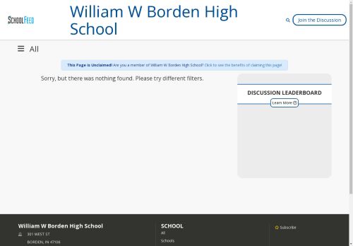 William W Borden High School