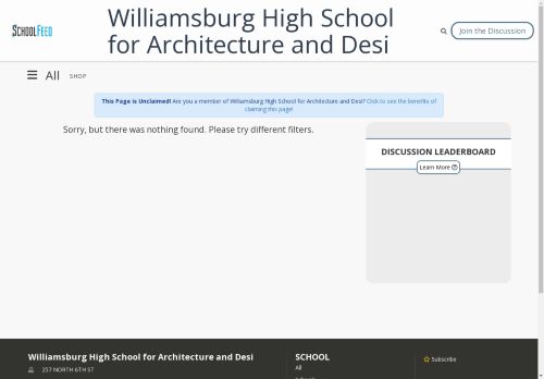 Williamsburg High School for Architecture and Desi