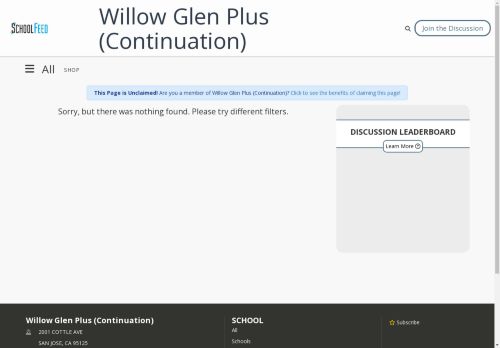 Willow Glen Plus (Continuation)