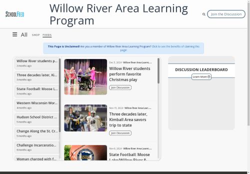 Willow River Area Learning Program