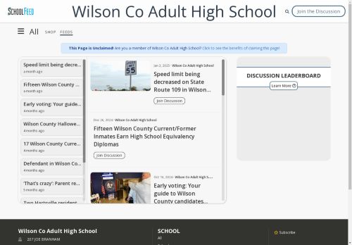 Wilson Co Adult High School