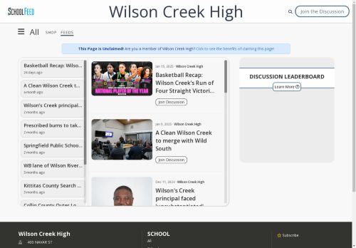 Wilson Creek High