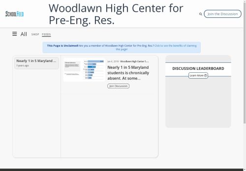 Woodlawn High Center for Pre-Eng. Res.
