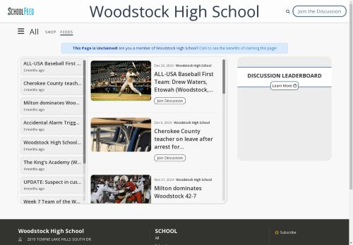 Woodstock High School