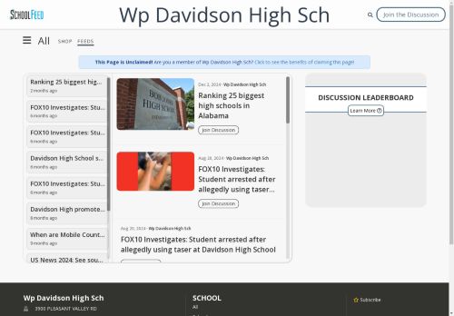 Wp Davidson High Sch