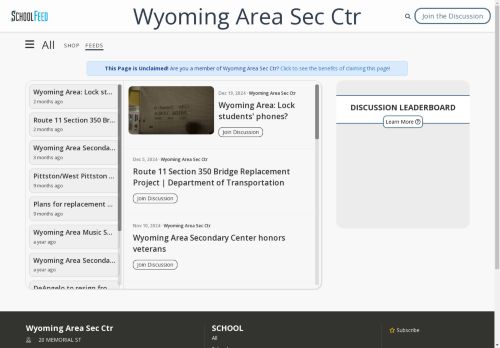 Wyoming Area Sec Ctr