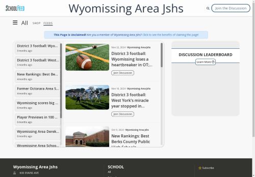 Wyomissing Area Jshs