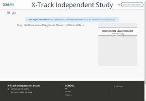 X-Track Independent Study