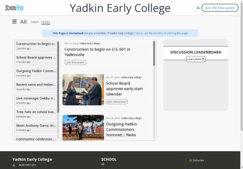 Yadkin Early College
