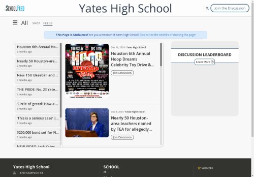 Yates High School