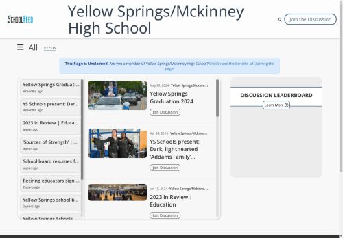 Yellow Springs/Mckinney High School
