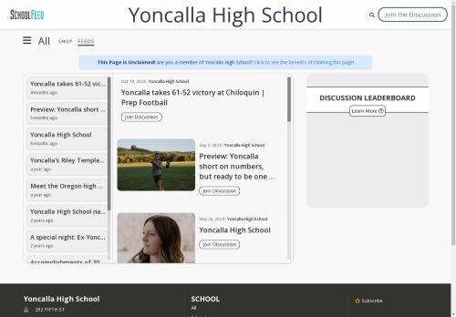 Yoncalla High School