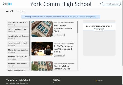 York Comm High School