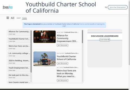 Youthbuild Charter School of California
