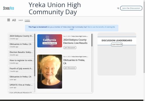 Yreka Union High Community Day